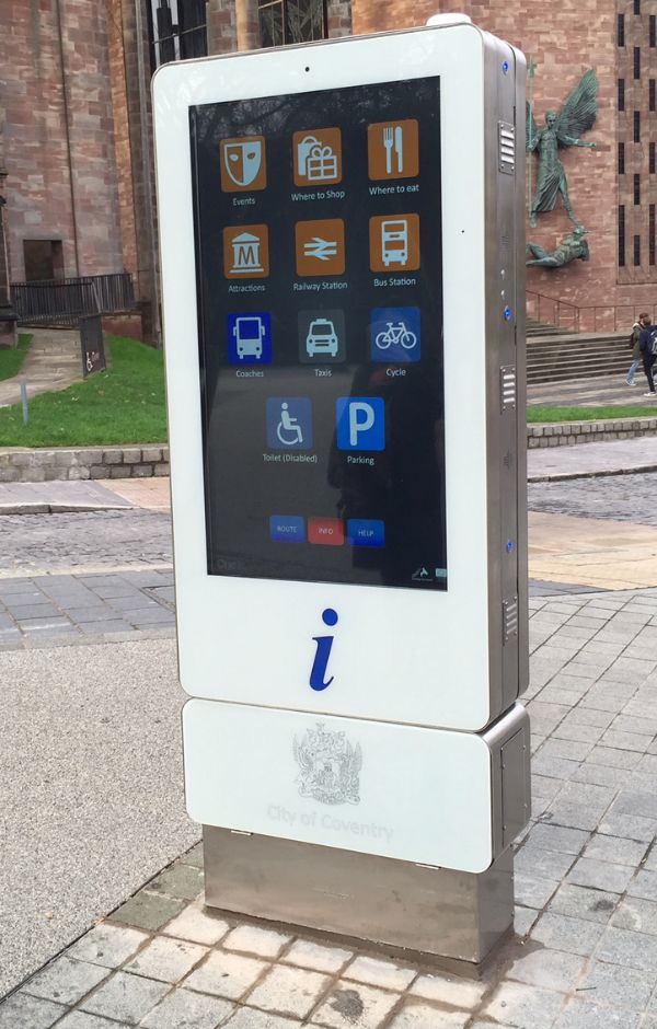 digital wayfinding map for businesses