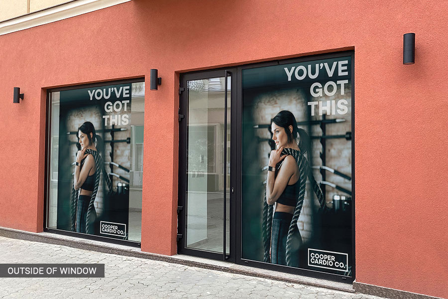 PVC-free window graphics